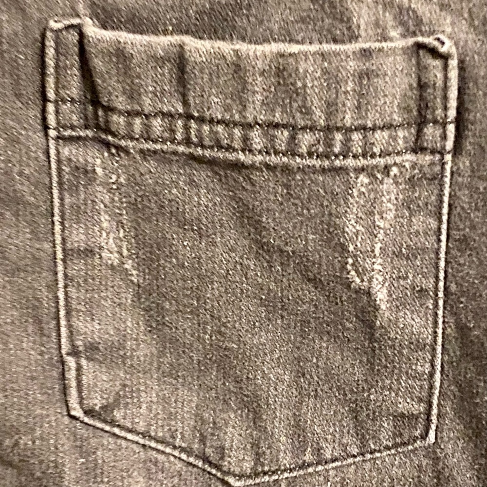 CPO provisions gray denim destroyed shirt EUC - Picture 10 of 15